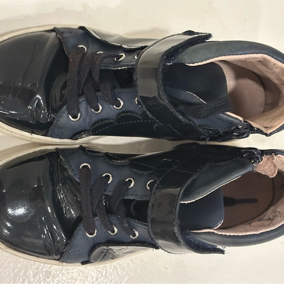 Girls Designers JICARDI PARIS High Top Sneakers Sz. 1 - Picture 6 of 7